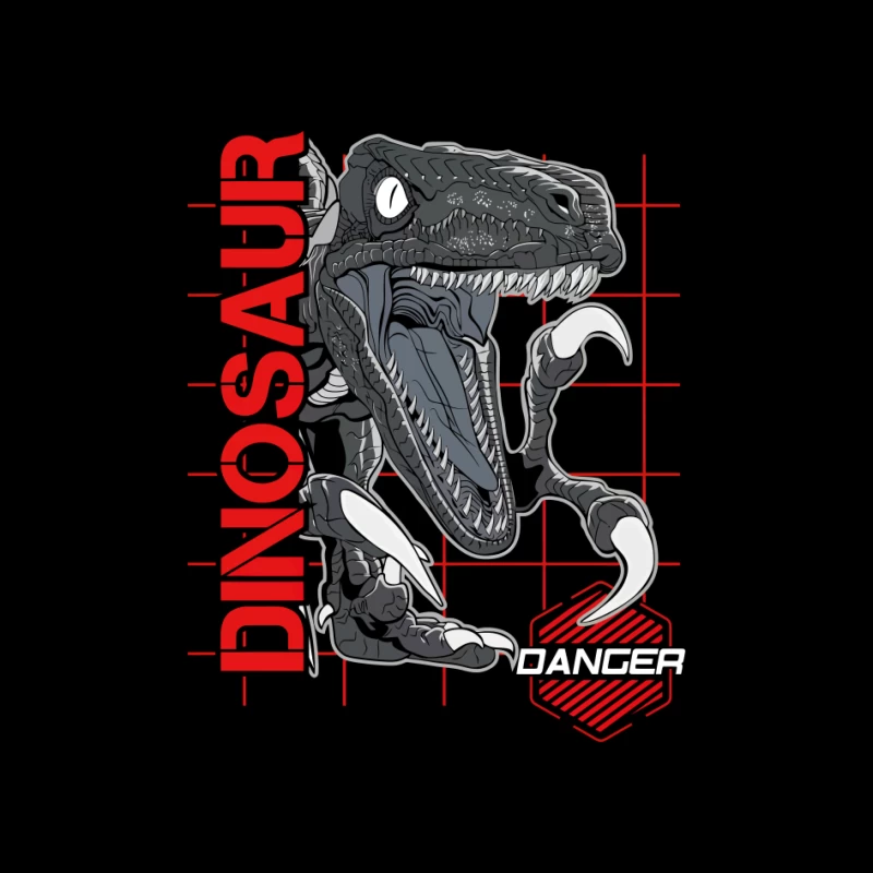 Prehistoric Predator – Velociraptor in Action Pin