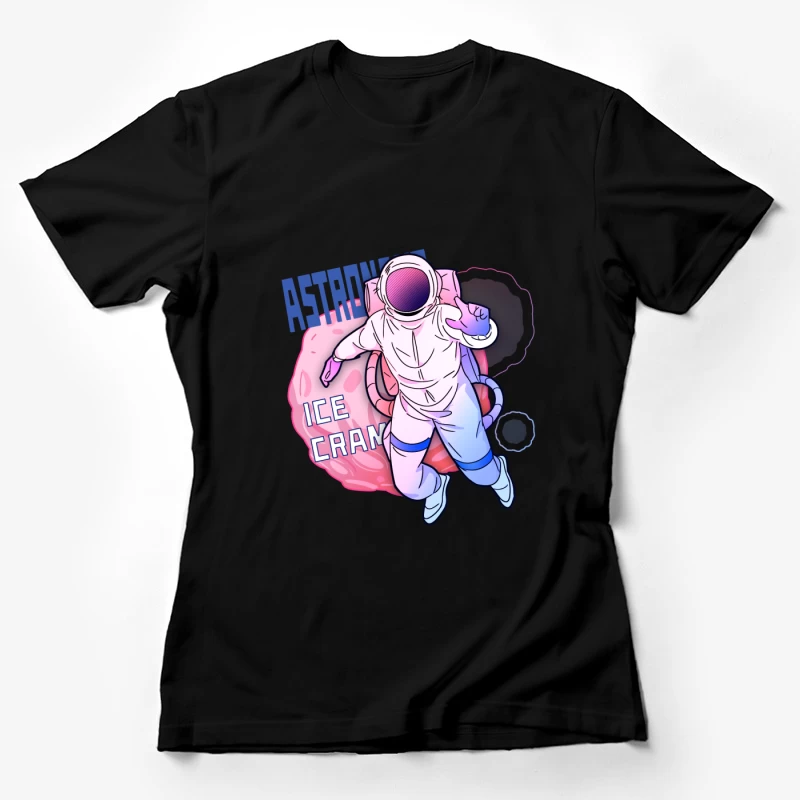 Astronaut genießt Eis im Weltraum Damen T-Shirt
