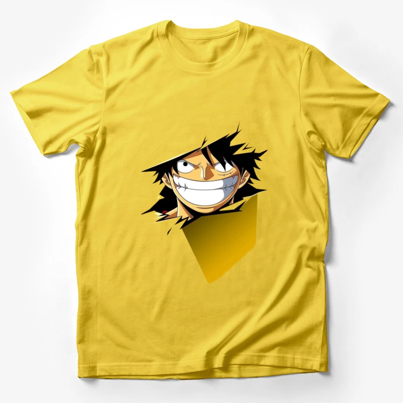 Excited Anime Character from One Piece Male T-Shirt
