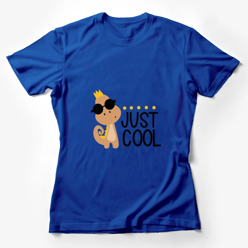 Petit dinosaure cool avec lunettes de soleil Femme T-Shirt