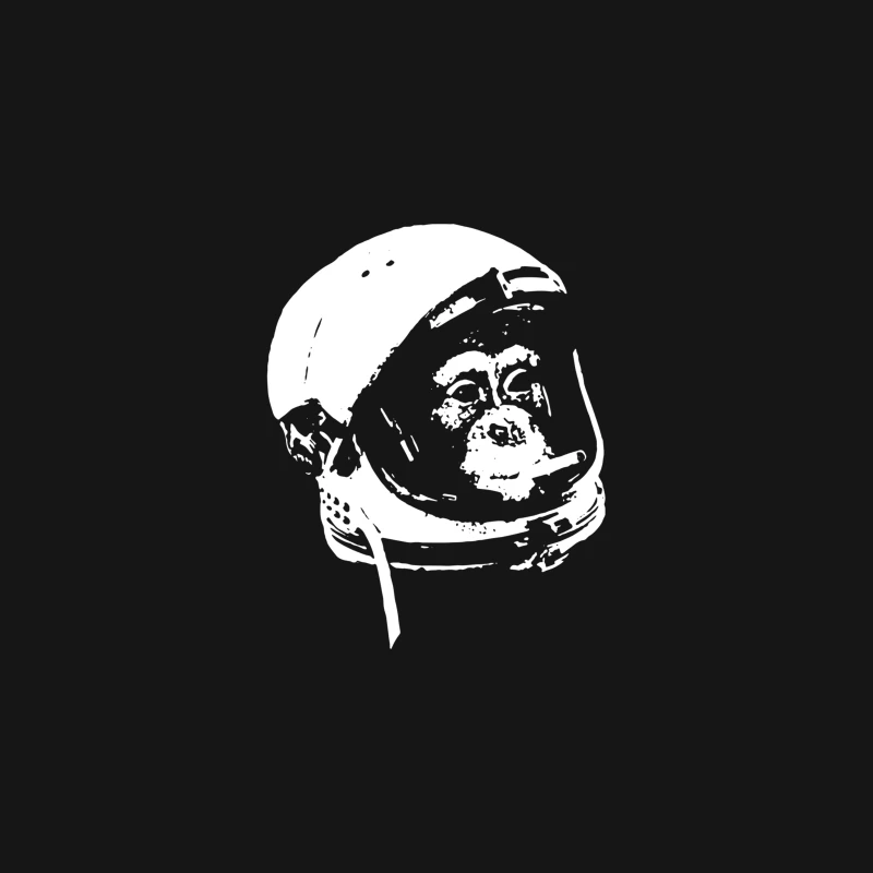 Astronaut monkey Desk Mat