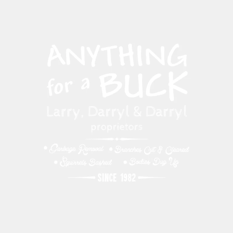 Anything for a Buck, Larry, Darryl and Darryl Male Tank Top