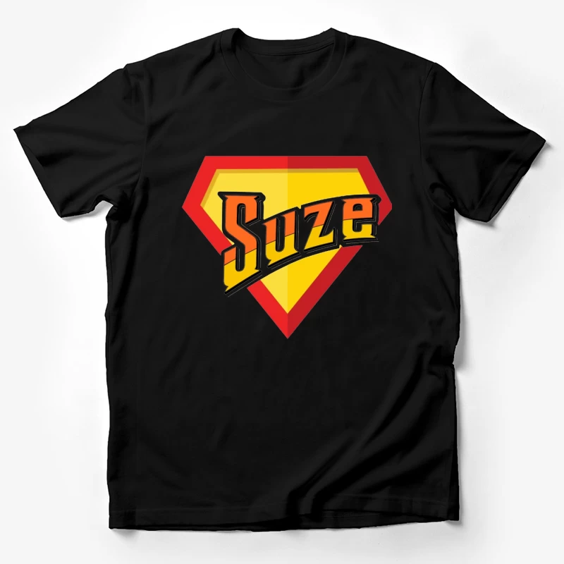 Suze Drink Logo in Superman Shield Style Male T-Shirt