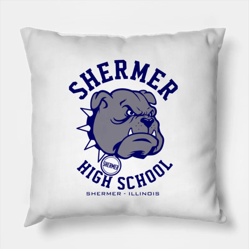 Shermer High School Throw Pillow