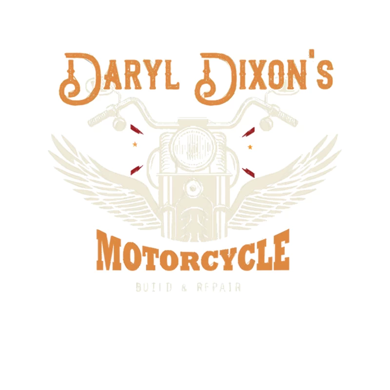 Daryl Dixon_s Motorcycle Repair Tapestry