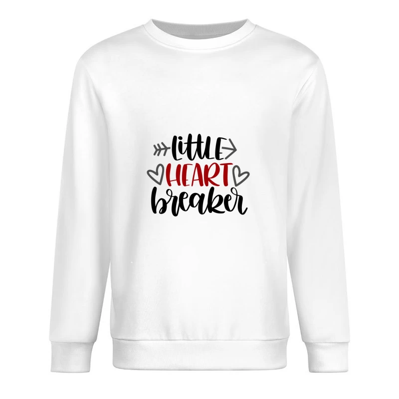 Design avec flèches et cœurs rouges Homme Sweat-shirt à enfiler