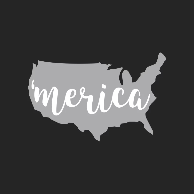 Carte des États-Unis avec 'Merica Homme Sweat-shirt à enfiler