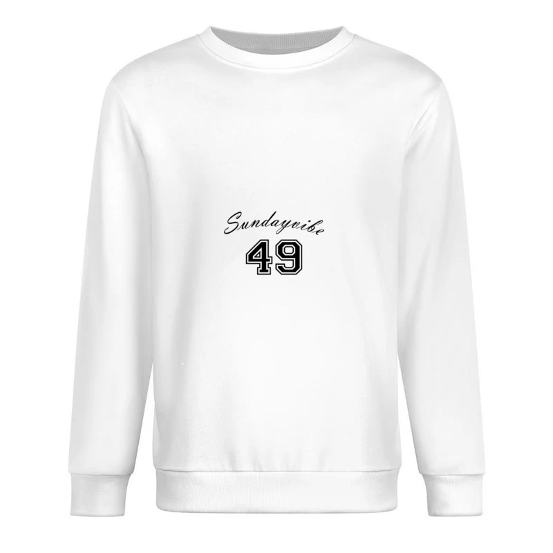 Sonntag Nacht Nummer 49 Herren Pullover Sweatshirt