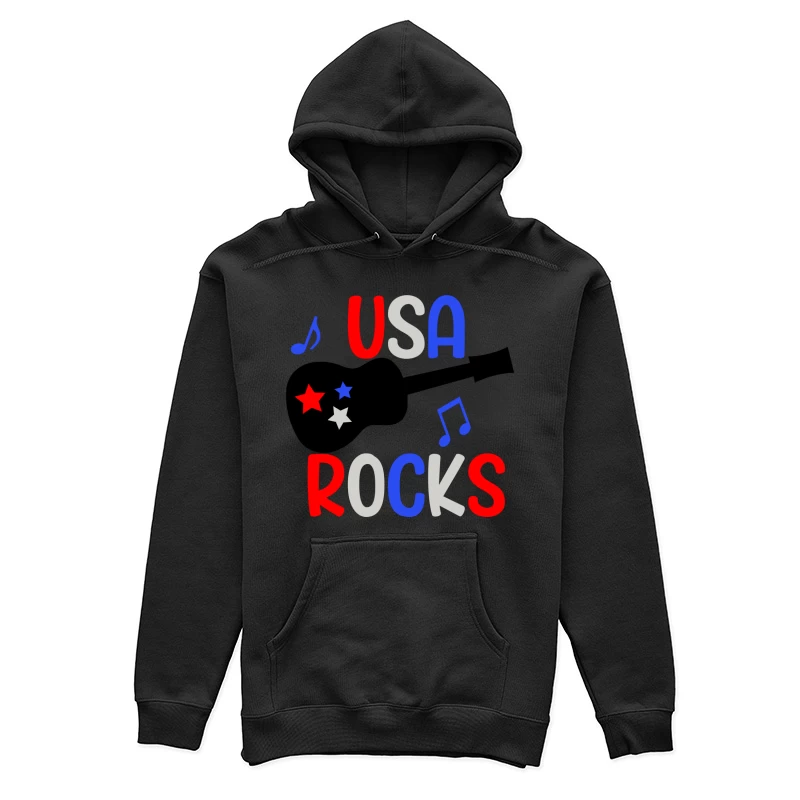 USA Rocks avec Musique et Étoiles Femme Sweat à capuche