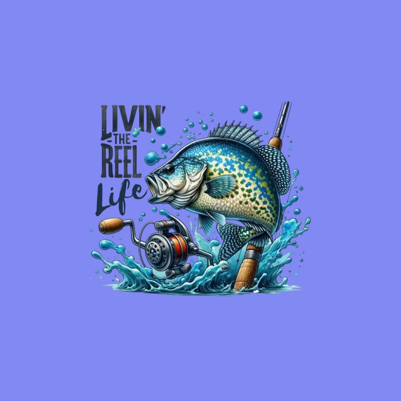 Living the Reel Life: A Vibrant Fishing Adventure Travel Mug