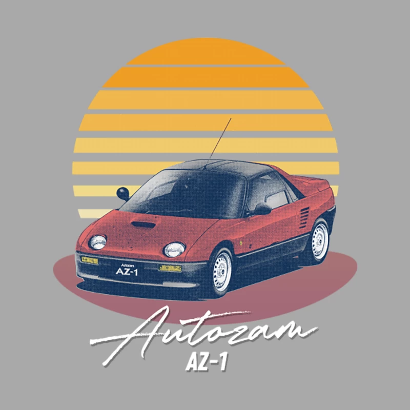 AUTOZAM AZ-1 Retro 90s Aesthetic Kei-Car Design Female Pullover Hoodie