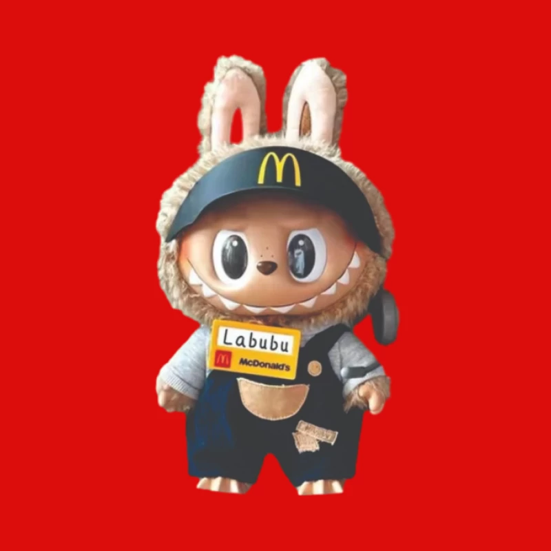 Labubu McDonalds Spielzeugfigur Herren Tanktops