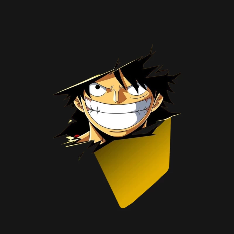 Excited Anime Character from One Piece Male Long Sleeve T-Shirt