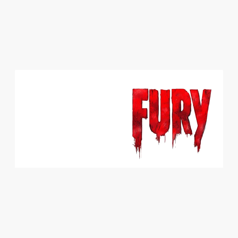 Bloody Red Fury: Dripping Text of Rage Coffee Mug