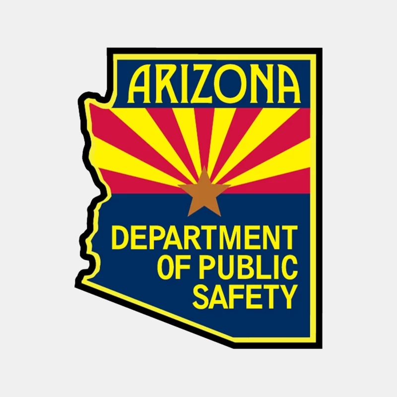 Arizona Department of Public Safety Official Logo Male Tank Top