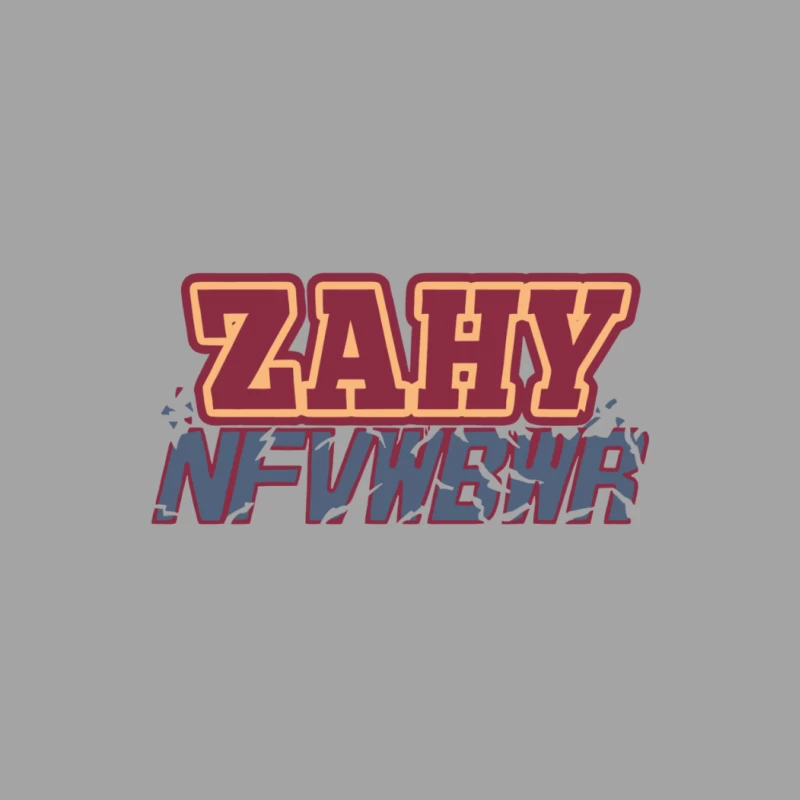 Kreatives Grafikdesign mit Buchstaben Herren T-Shirt