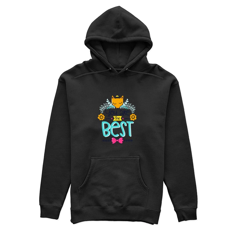 Motif mignon de renard avec message inspirant Femme Sweat à capuche