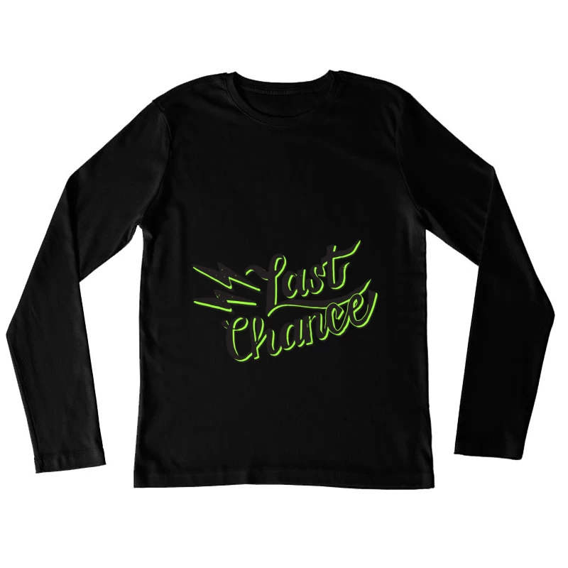Letzte Chance Leuchtendes Design Damen Langarm T-Shirt