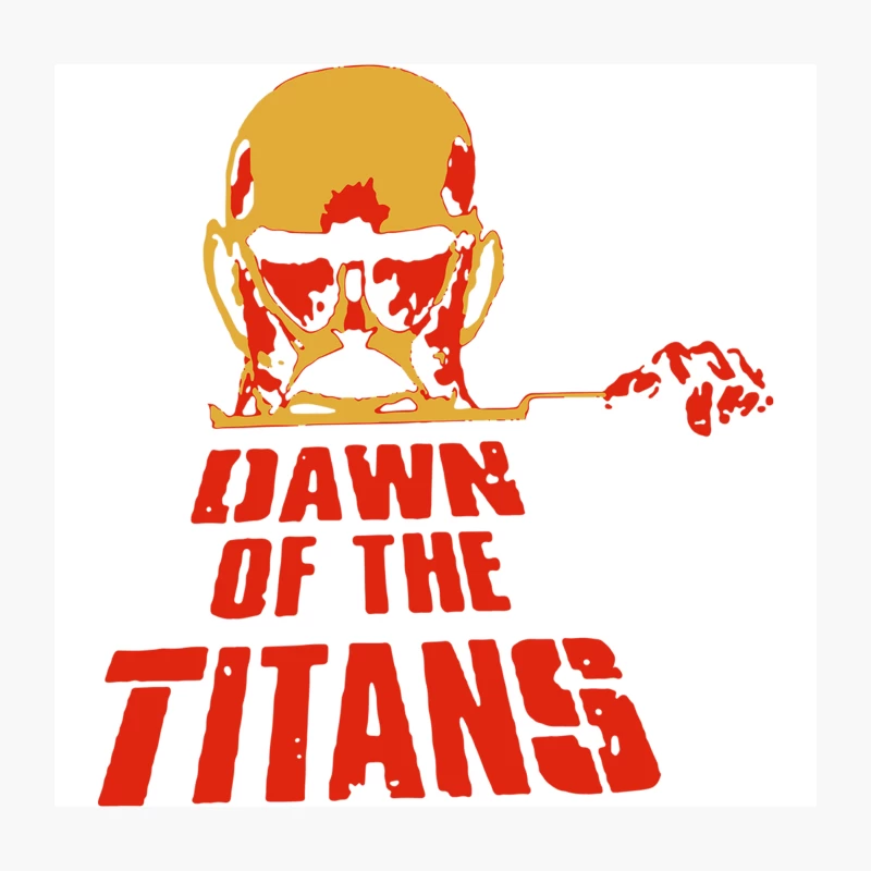 Dawn of Titan Throw Pillow