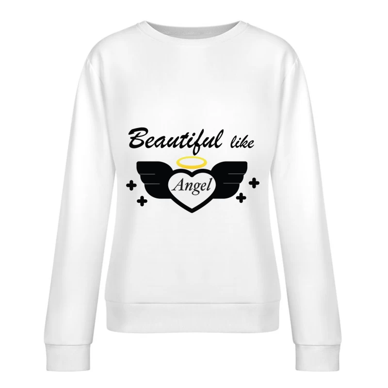 Design d'Ange Éthéré Femme Sweat-shirt à enfiler