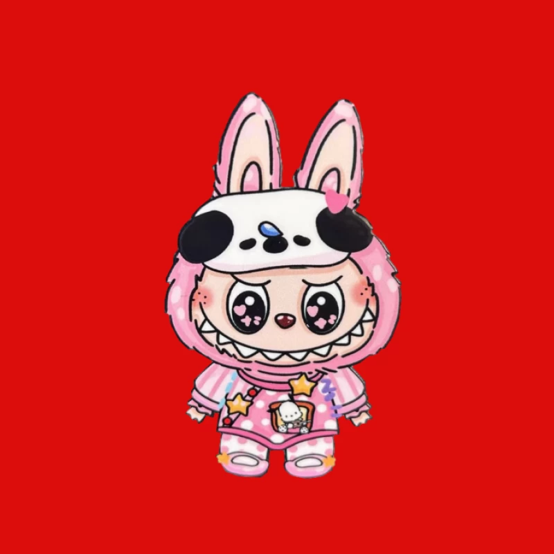 Niedliches Kaninchen-Maskottchen in Pastellfarben Herren Tanktops