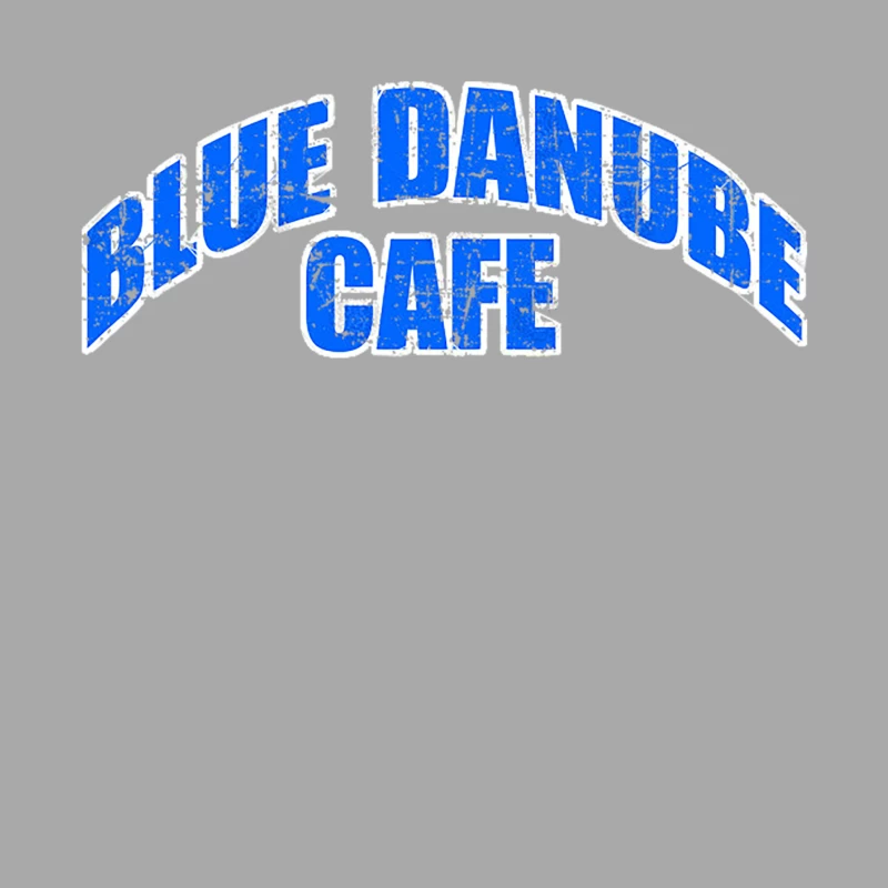 Blue Danube Cafe from Night Gallery Female Pullover Hoodie