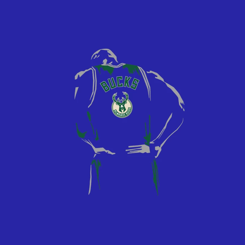 Milwaukee Bucks Basketball Silhouette Herren Tanktops
