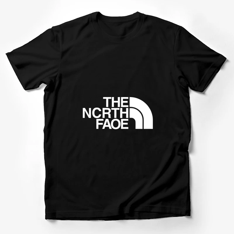 Verzerrtes Logo-Design Herren T-Shirt