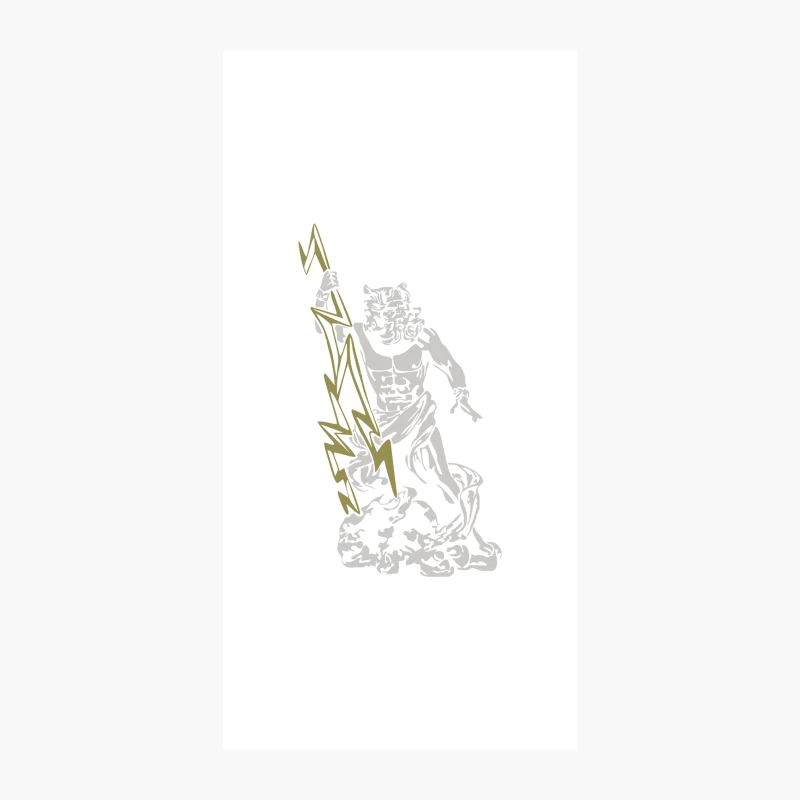 Zeus Gott Griechenland Olymp Herrscherblitz Jupiter Mythologie iPhone Case