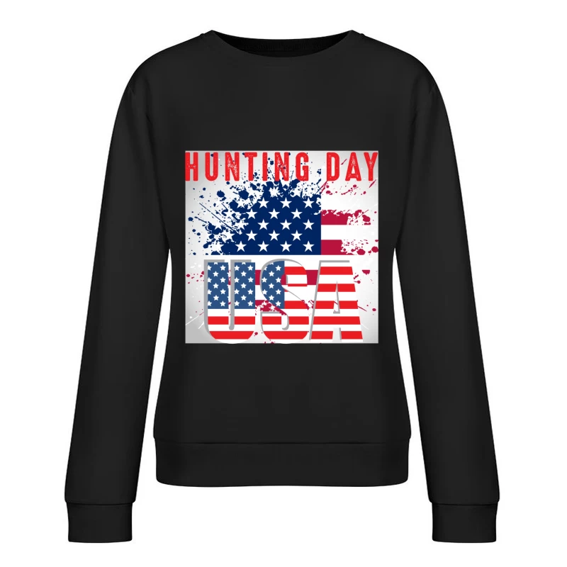 Journée de Chasse USA Femme Sweat-shirt à enfiler