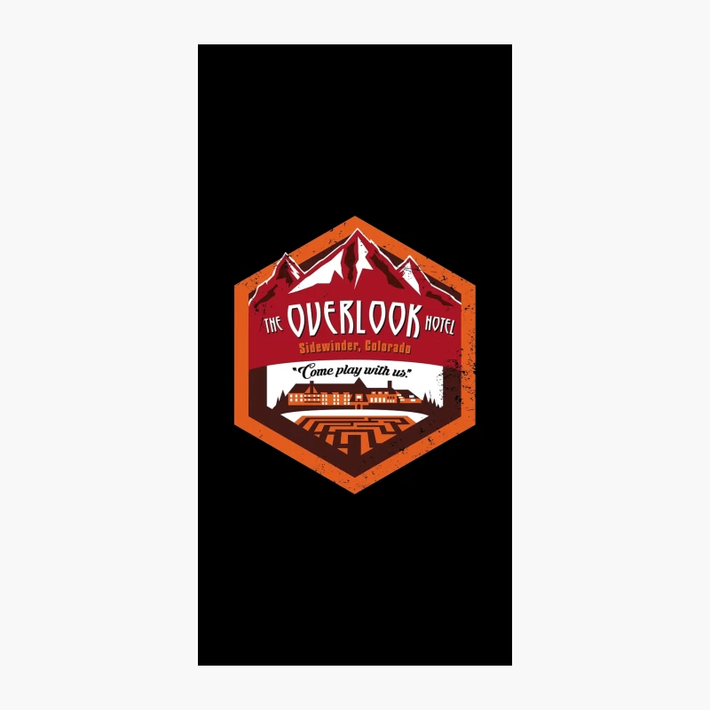 Vintage Logo for The Overlook Hotel: A Sinister Mountain Resort iPhone Case