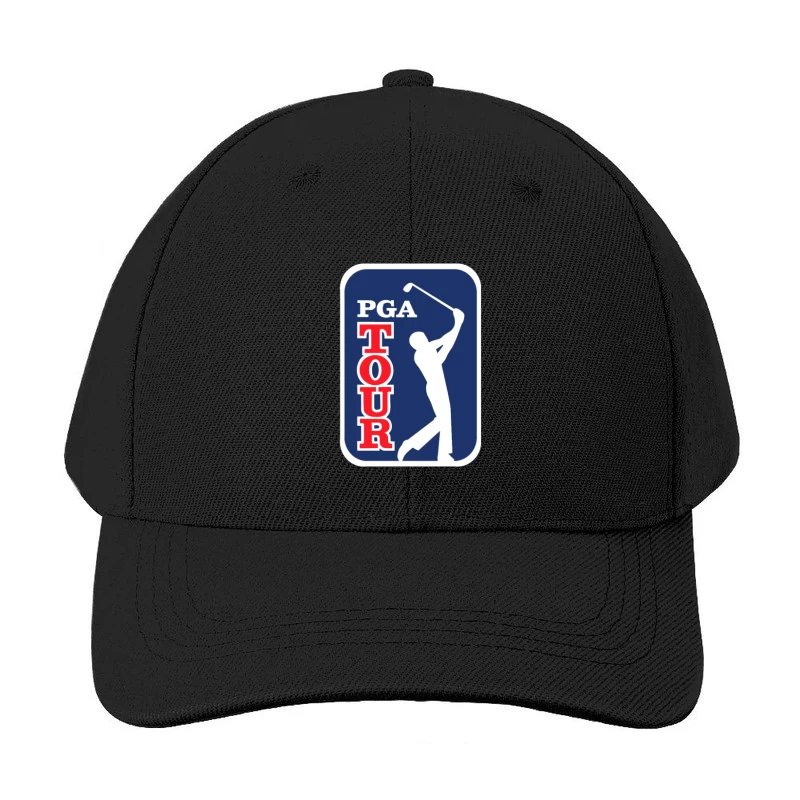 Official PGA Tour Professional Golf Logo with Silhouetted Golfer Baseball Cap