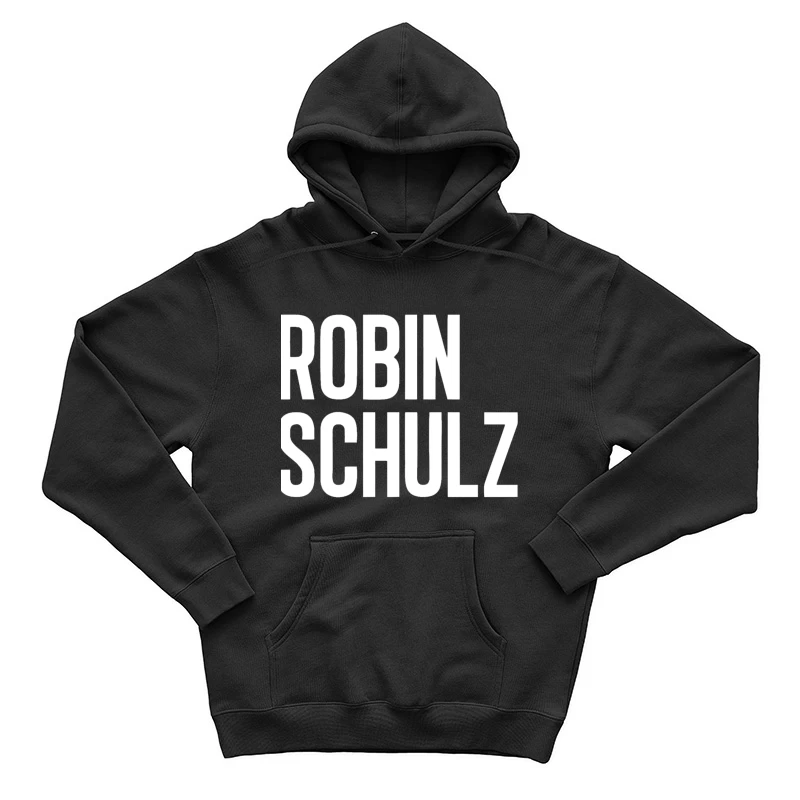 Robin Schulz Text Outline Typography Male Pullover Hoodie