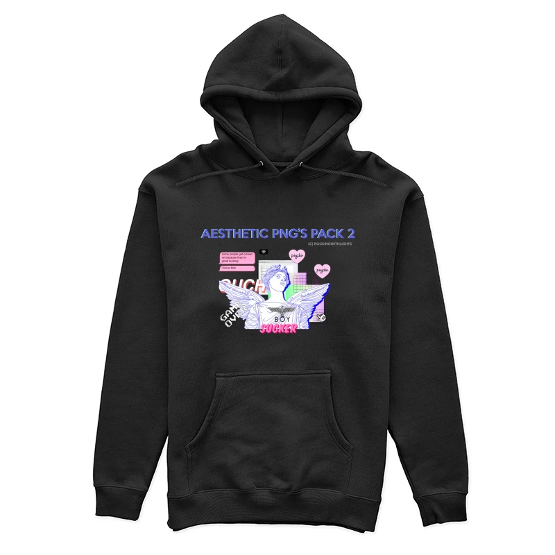 Ästhetische Grafik mit antiker Statue und modernen Elementen Damen Pullover Hoodie