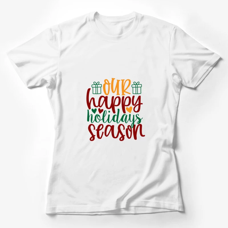 Joyeuses Fêtes Lumineuses Femme T-Shirt