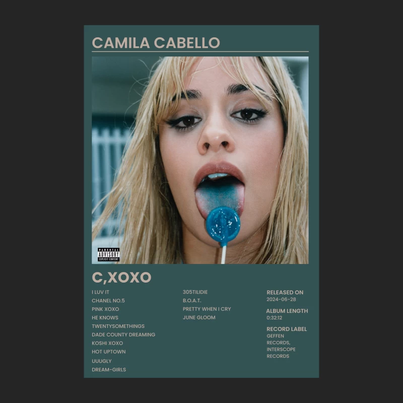 Provocative Pop Album Cover with Lollipop Male Pullover Sweatshirt