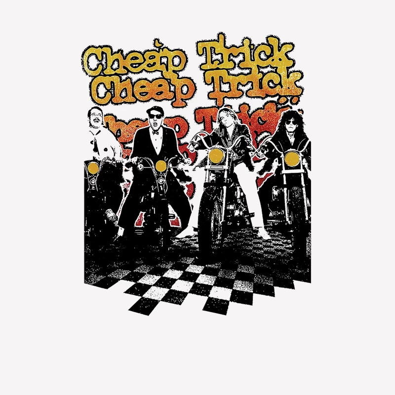 Cheap Trick Motorcycles Female T-Shirt