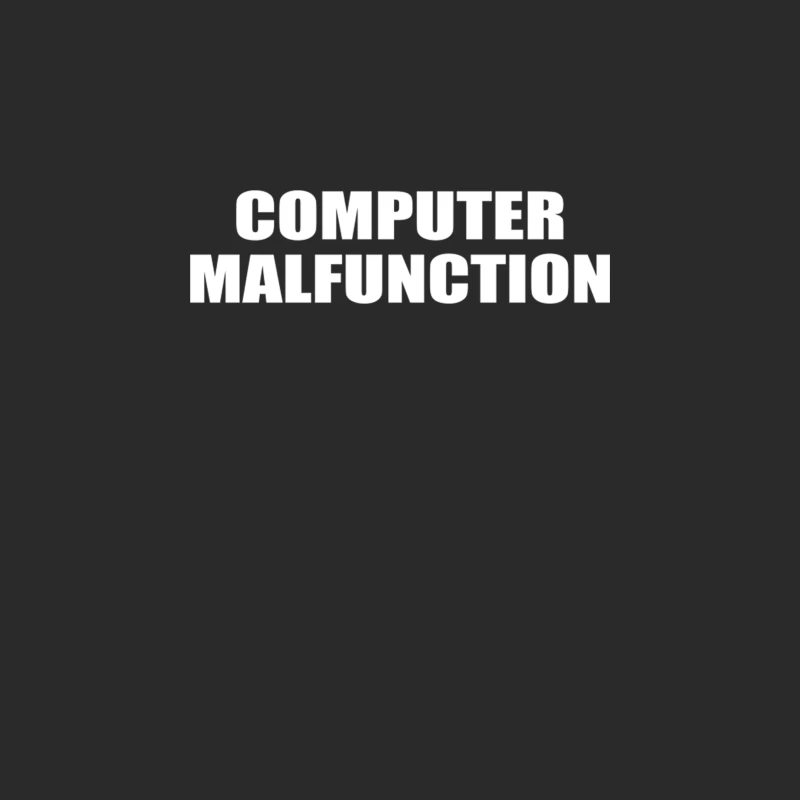 Computer Malfunction Baseball Cap