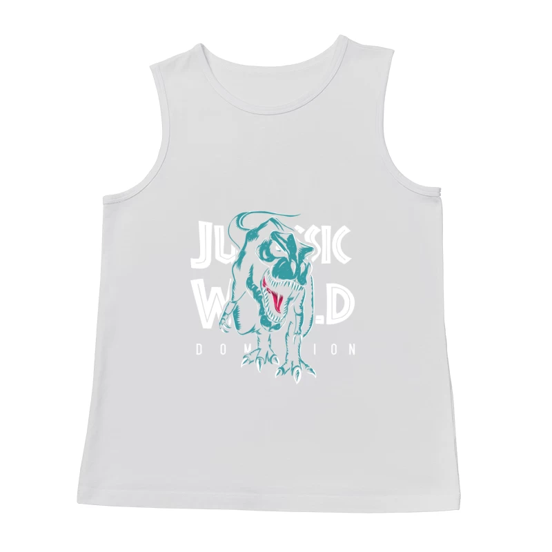 Jurassic World Dominion Logo Male Tank Top