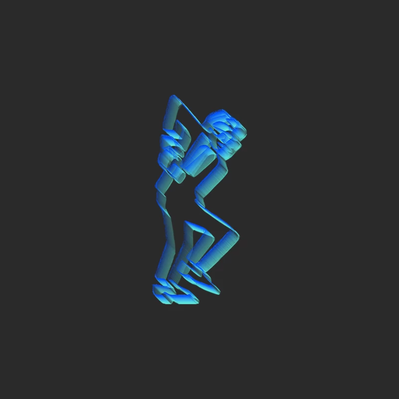 3D Neon Rudeboy Ska Man Design Baseball Cap