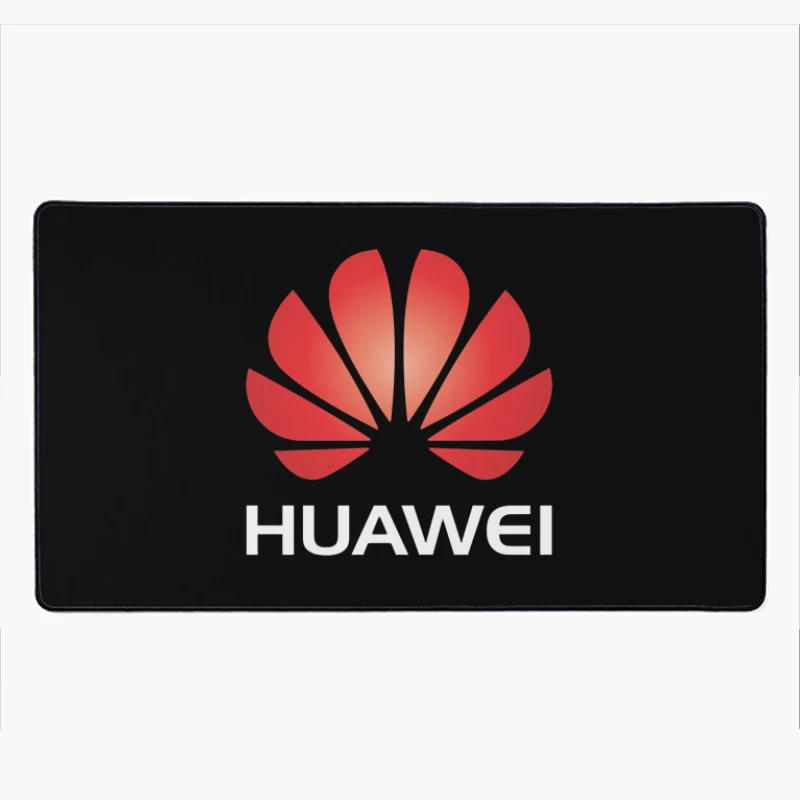 Huawei Red Corporate Logo Design Desk Mat