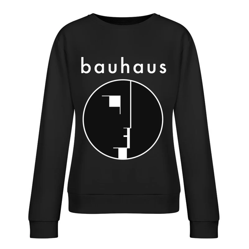 Iconic Bauhaus Minimalist Design Logo Female Pullover Sweatshirt