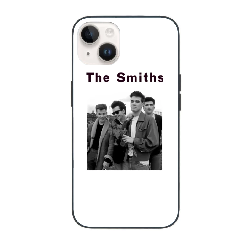 The Smiths: Iconic 1980s British Indie Rock Band Portrait iPhone Case