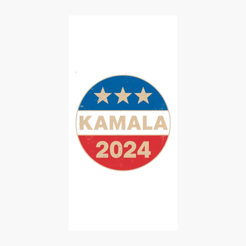 Kamala 2024 Presidential Campaign Button iPhone Case