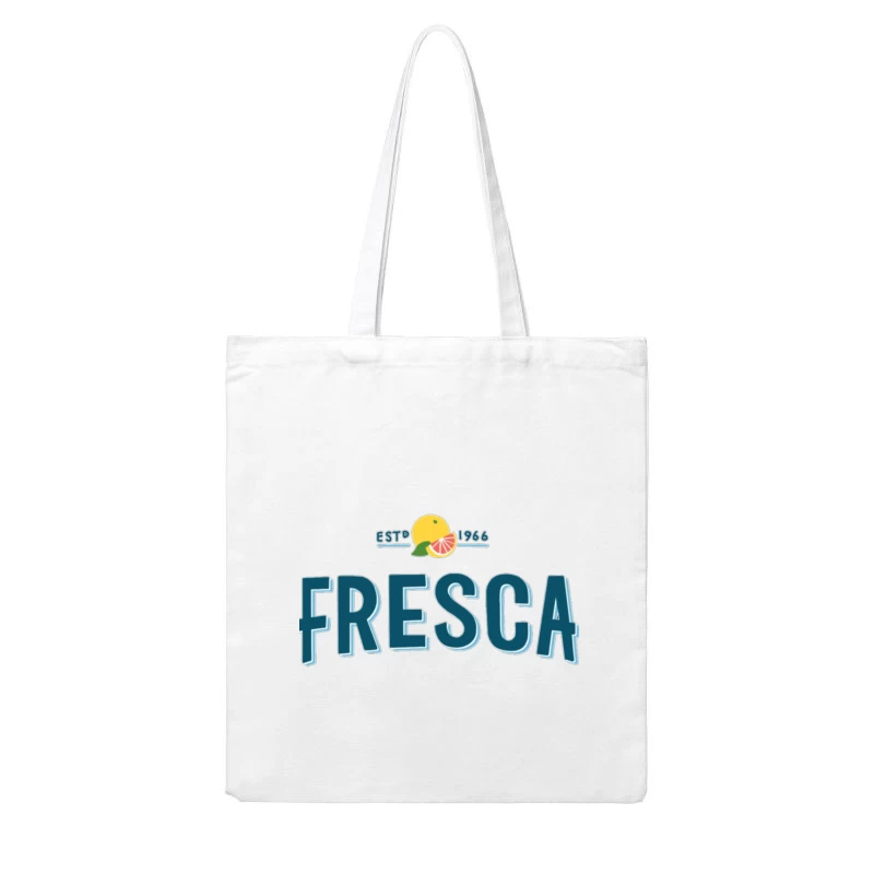 Vintage Fresca Soda Logo Design from 1966 Cotton Tote Bag