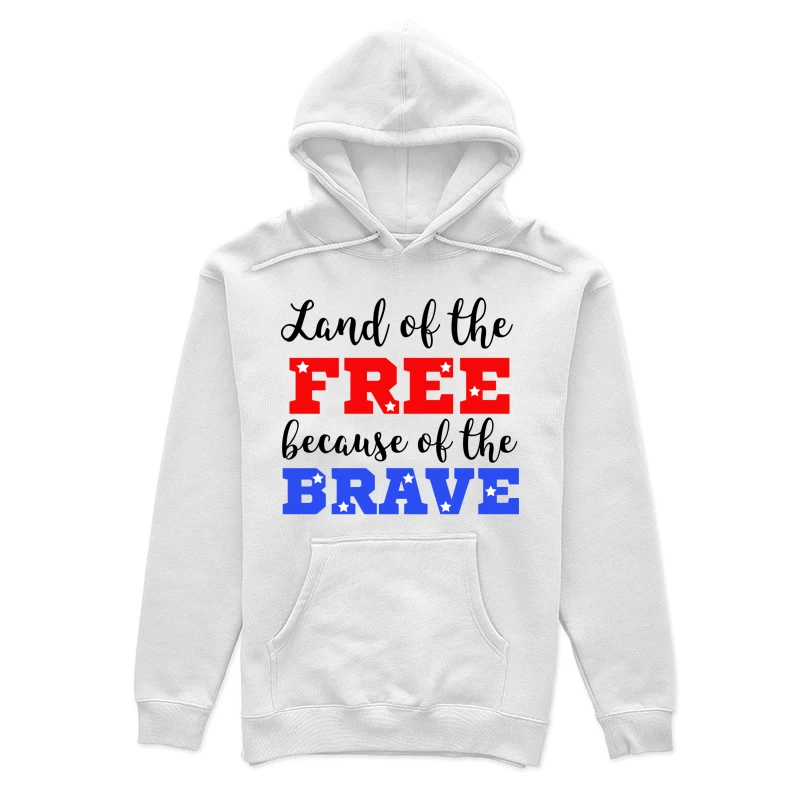 Design USA : Liberté et Courage Femme Sweat à capuche