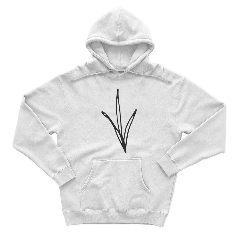 Illustration de Feuille Minimaliste Homme Sweat à capuche