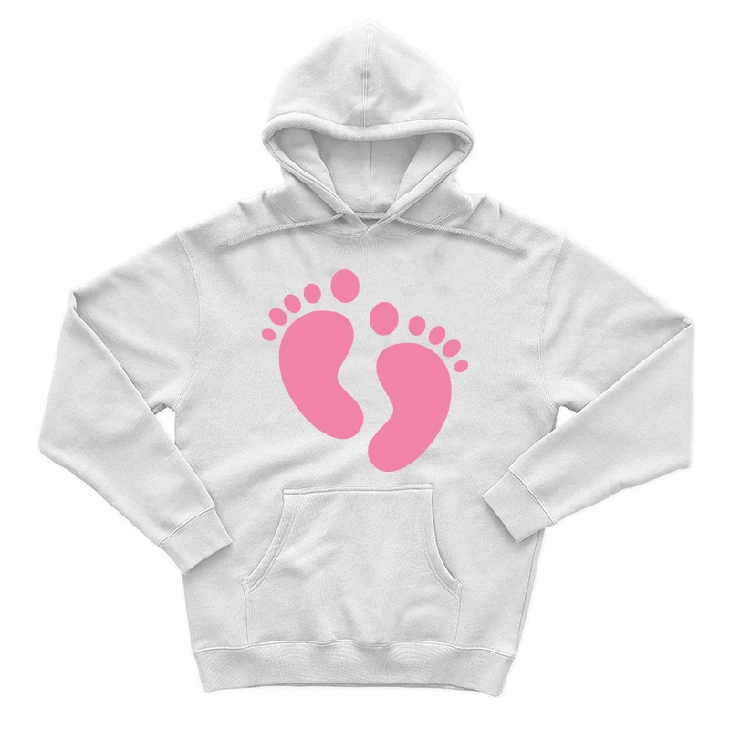 Empreintes de Pas Roses Homme Sweat à capuche