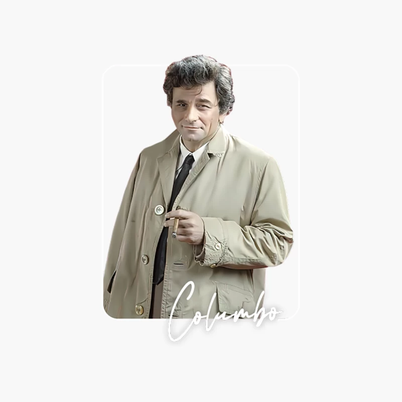 Columbo  Vintage Style Retro TV Cotton Tote Bag