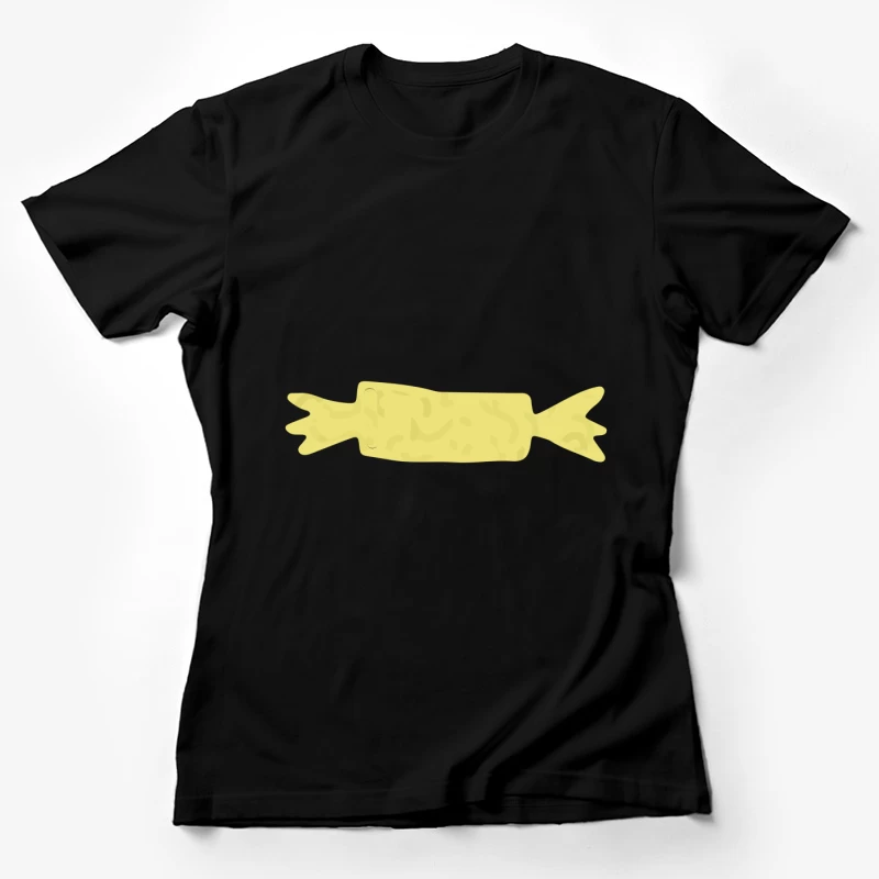 Bonbon jaune enveloppé Femme T-Shirt